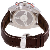 Buy Shop Tissot PRS 516 Chronograph Blue Dial Brown Leather Strap Watch For Men - T100.417.16.041.00 USA Online