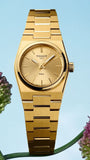 Buy Shop Tissot PRX 25mm Gold DIal Gold Steel Strap Watch for Women - T137.010.33.021.00 USA Online