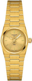 Buy Shop Tissot PRX 25mm Gold DIal Gold Steel Strap Watch for Women - T137.010.33.021.00 USA Online