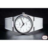 Buy Shop Tissot PRX 40 White Dial White Rubber Strap Watch For Men - T137.410.17.011.00 USA Online