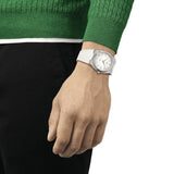Buy Shop Tissot PRX 40 White Dial White Rubber Strap Watch For Men - T137.410.17.011.00 USA Online