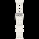 Buy Shop Tissot PRX 40 White Dial White Rubber Strap Watch For Men - T137.410.17.011.00 USA Online
