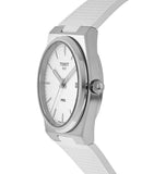 Buy Shop Tissot PRX 40 White Dial White Rubber Strap Watch For Men - T137.410.17.011.00 USA Online