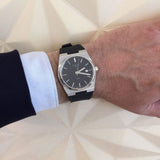 Buy Shop Tissot PRX Black Dial Black Rubber Strap Watch For Men - T137.410.17.051.00 USA Online