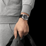 Buy Shop Tissot PRX Black Dial Black Rubber Strap Watch For Men - T137.410.17.051.00 USA Online
