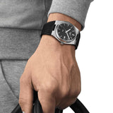 Buy Shop Tissot PRX Black Dial Black Rubber Strap Watch For Men - T137.410.17.051.00 USA Online