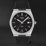 Buy Shop Tissot PRX Black Dial Black Rubber Strap Watch For Men - T137.410.17.051.00 USA Online
