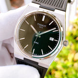 Tissot PRX Black Dial Black Rubber Strap Watch For Men - T137.410.17.051.00