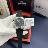 Buy Shop Tissot PRX Blue Dial Black Rubber Strap Watch For Men - T137.410.17.041.00 USA Online