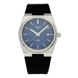 Buy Shop Tissot PRX Blue Dial Black Rubber Strap Watch For Men - T137.410.17.041.00 USA Online