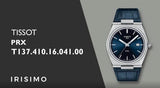 Buy Shop Tissot PRX Blue Dial Blue Leather Strap Watch for Men - T137.410.16.041.00 USA Online