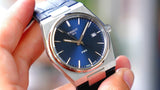 Buy Shop Tissot PRX Blue Dial Blue Leather Strap Watch for Men - T137.410.16.041.00 USA Online