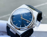 Buy Shop Tissot PRX Blue Dial Blue Leather Strap Watch for Men - T137.410.16.041.00 USA Online