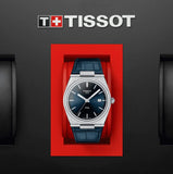 Buy Shop Tissot PRX Blue Dial Blue Leather Strap Watch for Men - T137.410.16.041.00 USA Online