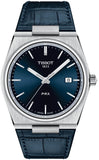 Buy Shop Tissot PRX Blue Dial Blue Leather Strap Watch for Men - T137.410.16.041.00 USA Online