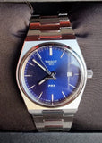 Buy Shop Tissot PRX Blue Dial Silver Steel Strap Watch For Men - T137.210.11.041.00 USA Online