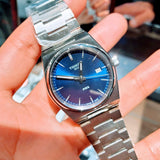 Buy Shop Tissot PRX Blue Dial Silver Steel Strap Watch For Men - T137.210.11.041.00 USA Online