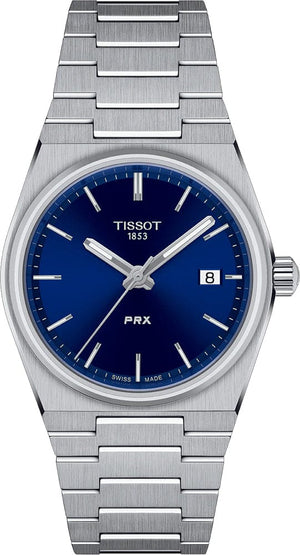 Buy Shop Tissot PRX Blue Dial Silver Steel Strap Watch For Men - T137.210.11.041.00 USA Online