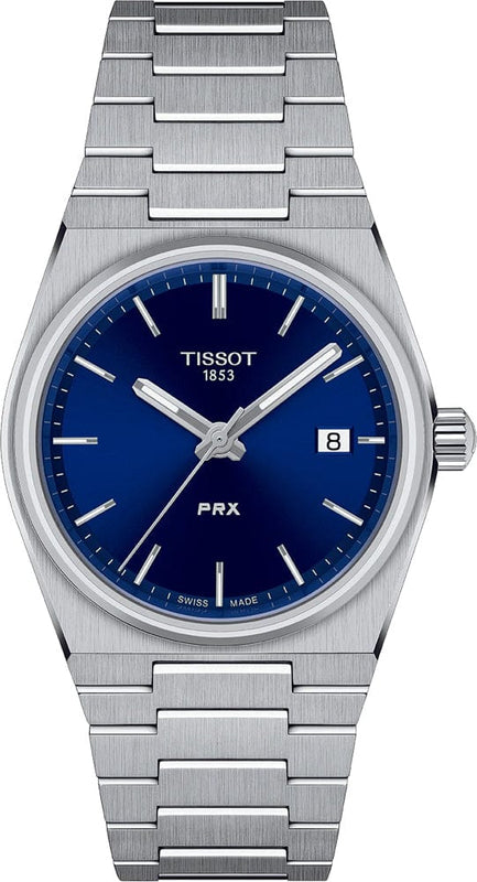 Buy Shop Tissot PRX Blue Dial Silver Steel Strap Watch For Men - T137.210.11.041.00 USA Online