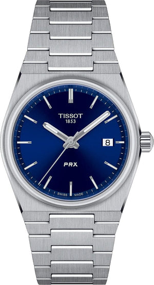 Buy Shop Tissot PRX Blue Dial Silver Steel Strap Watch For Women - T137.210.11.041.00 USA Online