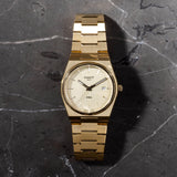 Buy Shop Tissot PRX Champagne Yellow Gold Dial Gold Steel Strap Watch for Men - T137.410.33.021.00 USA Online