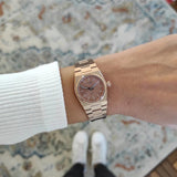 Buy Shop Tissot PRX Diamonds Rose Gold Dial Rose Gold Steel Strap Watch for Women - T137.010.33.506.00 USA Online