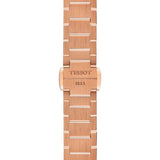 Buy Shop Tissot PRX Diamonds Rose Gold Dial Rose Gold Steel Strap Watch for Women - T137.010.33.506.00 USA Online