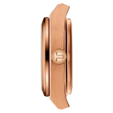 Buy Shop Tissot PRX Diamonds Rose Gold Dial Rose Gold Steel Strap Watch for Women - T137.010.33.506.00 USA Online