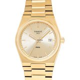 Buy Shop Tissot PRX Gold Dial Gold Steel Strap Watch for Men - T137.210.33.021.00 USA Online