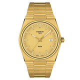Buy Shop Tissot PRX Gold Dial Gold Steel Strap Watch for Men - T137.210.33.021.00 USA Online