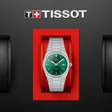 Buy Shop Tissot PRX Green Dial Silver Steel Strap Unisex Watch - T137.210.11.091.00 USA Online