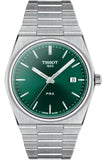 Buy Shop Tissot PRX Green Dial Silver Steel Strap Watch For Men - T137.410.11.091.00 USA Online