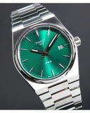 Buy Shop Tissot PRX Green Dial Silver Steel Strap Watch For Men - T137.410.11.091.00 USA Online