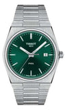 Buy Shop Tissot PRX Green Dial Silver Steel Strap Watch for Men - T137.410.33.091.00 USA Online