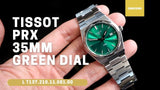 Buy Shop Tissot PRX Green Dial Silver Steel Strap Watch for Women - T137.210.11.081.00 USA Online