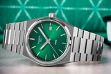 Buy Shop Tissot PRX Green Dial Silver Steel Strap Watch for Women - T137.210.11.081.00 USA Online
