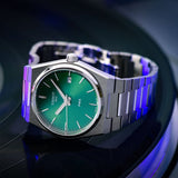 Buy Shop Tissot PRX Green Dial Silver Steel Strap Watch for Women - T137.210.11.081.00 USA Online