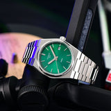 Buy Shop Tissot PRX Green Dial Silver Steel Strap Watch for Women - T137.210.11.081.00 USA Online