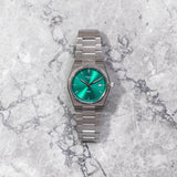 Buy Shop Tissot PRX Green Dial Silver Steel Strap Watch for Women - T137.210.11.081.00 USA Online
