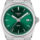 Buy Shop Tissot PRX Green Dial Silver Steel Strap Watch for Women - T137.210.11.081.00 USA Online