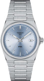 Buy Shop Tissot PRX Light Blue Dial Silver Steel Strap Watch For Women - T137.210.11.351.00 USA Online