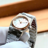 Buy Shop Tissot PRX Mother of Pearl Dial Silver Steel Strap Watch for Women - T137.010.21.111.00 USA Online