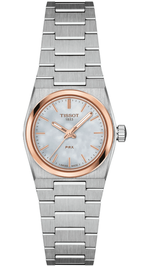 Buy Shop Tissot PRX Mother of Pearl Dial Silver Steel Strap Watch for Women - T137.010.21.111.00 USA Online