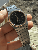 Buy Shop Tissot PRX Powermatic 80 18K Gold Brown Dial Silver Steel Strap Watch for Men - T931.407.41.291.00 USA Online