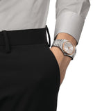 Buy Shop Tissot PRX Powermatic 80 18K Silver Dial Silver Steel Strap Watch for Men - T931.407.41.031.00 USA Online