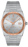 Buy Shop Tissot PRX Powermatic 80 18K Silver Dial Silver Steel Strap Watch for Men - T931.407.41.031.00 USA Online