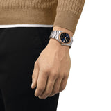 Buy Shop Tissot PRX Powermatic 80 Automatic 18K Gold Blue Dial Silver Steel Strap Watch for Men - T931.407.41.041.00 USA Online