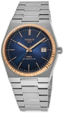 Buy Shop Tissot PRX Powermatic 80 Automatic 18K Gold Blue Dial Silver Steel Strap Watch for Men - T931.407.41.041.00 USA Online