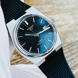 Buy Shop Tissot PRX Powermatic 80 Black Dial Black Rubber Strap Watch for Men - T137.407.17.051.00 USA Online