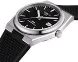 Buy Shop Tissot PRX Powermatic 80 Black Dial Black Rubber Strap Watch for Men - T137.407.17.051.00 USA Online